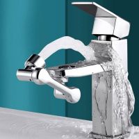 МЕТАЛ поворотна насадка на кран, Подовжувач на гусак Faucet splash head, аератор для економії води з поворотом на 1080 градусів для змішувача