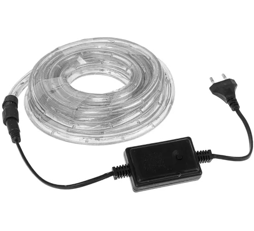 Світлодіодна гнучка гірлянда Дюралайт Rope Lights G-38 10 м вулична і внутрішня кольорова LED гірлянда з RGB контролером від мережі Multicolor 3528