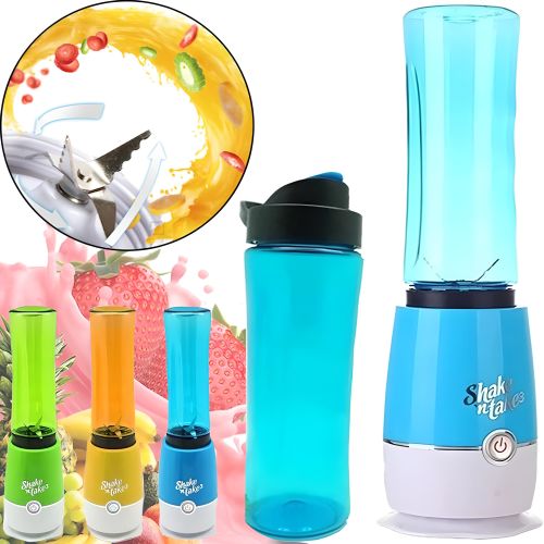 Портативний Блендер Shake n take MP-K 019 універсальний коктейль фреш-мікс, компактний шейкер 500 мл для приготування коктейлів і смузі від мережі