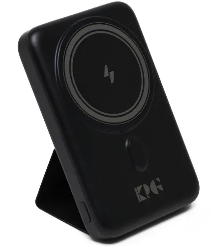 Бездротовий зарядний пристрій King Power Bank WPG-101 10000 mAh зі швидкою зарядкою, портативний зовнішній акумулятор USB повербанк для телефону