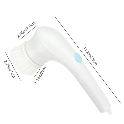 Электрическая беспроводная щетка Electric Cleaning Brush для мытья и уборки 5 в 1 Многофункциональная аккумуляторная USB щетка с насадками для чистки
