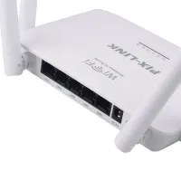 Бездротовий Wi-Fi Роутер маршрутизатор 300 Мбіт / з Pix-link Router LV-WR08, WIFI роутер до 300 Mb/s з 4 зовнішніми антенами і 4 портами Білий