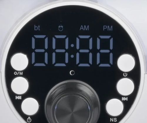 Настільна смарт колонка проектор RGB Starry Sky BT-2203 з диско кулею і бездротовою зарядкою акумуляторний Bluetooth нічник з підсвічуванням ZQS2226