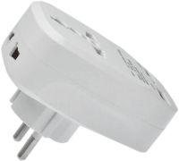 Сетевой тройник Travel Adaptor 823 разветвитель адаптер для зарядки телефона SL-188 на 2 USB сетевое зарядное устройство с индикатором в розетку