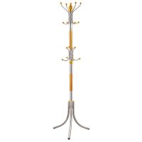 Підлогова вертикальна вішалка тринога Coat Rack для верхнього одягу 16 гачків, переносна розбірна металева стійка для сумочок і парасольок