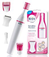 Женский электрический триммер Veet Sensitive Precision Expert эпилятор для лица и тела, электробритва со сменными насадками Sweet Sensitive