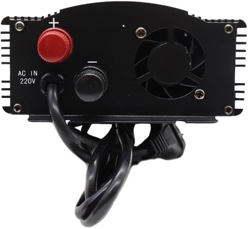 Автомобільний перетворювач інвертор UKC UPS-1300A 12V-220V 1300W автоперетворювач напруги із зарядним від мережі та акумулятора 12В 220В