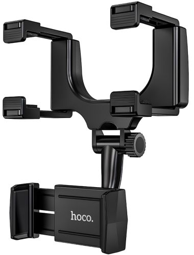 Автомобільний тримач для телефону HOCO CA70 Pilot кріплення до 6.5 " автотримач смартфона на дзеркало заднього виду з поворотом в машину Чорний
