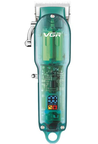 Акумуляторна машинка для стрижки волосся VGR V-660 з насадками 5W бездротовий тример для вусів і бороди з USB і світлодіодним LED дисплеєм V660