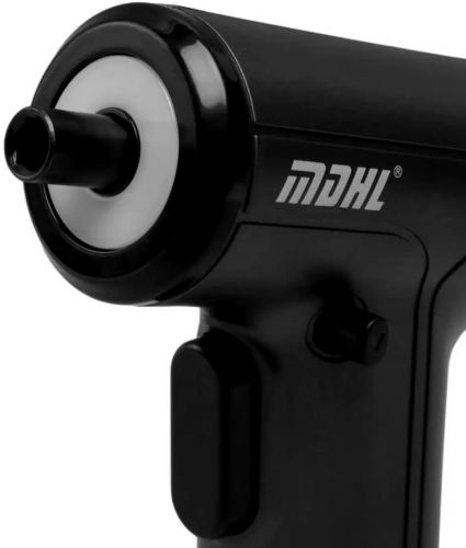 Акумуляторна викрутка MDHL MD-8628 10 в 1 2000 мАг бездротова електровикрутка шуруповерт з комплектом магнітних біт, набір для точних робіт USB