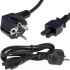 Кабель питания для ноутбука 3 пина Cable for laptop wire 165 1,5м 0.75 mm Сетевой шнур 150 см микки маус C13 тройной для блоков питания