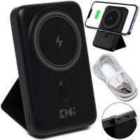 Бездротовий зарядний пристрій King Power Bank WPG-101 10000 mAh зі швидкою зарядкою, портативний зовнішній акумулятор USB повербанк для телефону