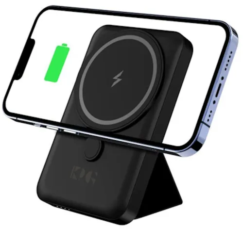 Бездротовий зарядний пристрій King Power Bank WPG-101 10000 mAh зі швидкою зарядкою, портативний зовнішній акумулятор USB повербанк для телефону