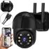 Вулична поворотна IP камера відеоспостереження CAMERA CAM 6 N3 WIFI 360/90 2.0mp зовнішнього спостереження з віддаленим доступом Y08 Чорна