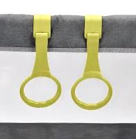 Дитячий ігровий манеж Harmony Comfort HRM-1218 120х180 см ігрова зона з москітною сіткою для дитячих ігор, сухий складаний басейн для малюків Сірий