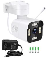 Вулична WiFi камера відеоспостереження Smart Camera A6S 360° поворотна IP-відеокамера з нічною зйомкою, датчиком руху і віддаленим доступом 4Мп