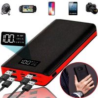 Внешний портативный аккумулятор Power Bank UKC M9 50000 mAh 2.1A Black c LCD дисплеем, повербанк, портативное зарядное 50000mah