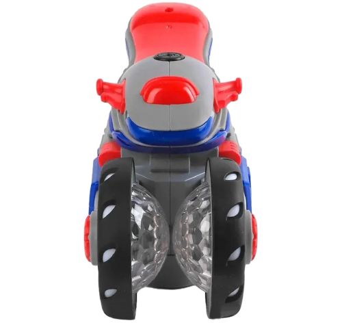 Інтерактивна дитяча іграшка Мотоцикл трансформер YJToys YJ388 - 6 з музичними ефектами, Іграшковий музичний квадроцикл від батарейок для дітей