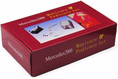 Професійний фрезер для манікюру і педикюру Lina Mercedes Dm-14 6 насадок 20000 обертів для полірування 210-ZS 20 тисяч об/хв апарат Beauty nail