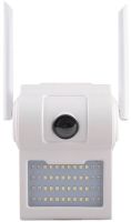 Вулична IP камера відеоспостереження UKC CAMERA D2 Wi-Fi 2mp з прожектором і віддаленим доступом, Камера інтерком iCSee з динаміком і мікрофоном Біла