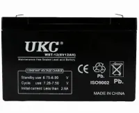 Герметичный аккумулятор BATTERY UKC 6V 12A свинцово кислотная аккумуляторная батарея