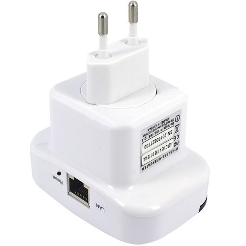 Бездротовий Wi-Fi Repeater LV-WR31-36 ретранслятор мережі 300 Мбіт / сек, 2dBi, WLAN підсилювач сигналу роутера, ретранслятор, розширювач діапазону
