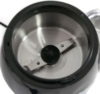 Електрична кавомолка Domotec MS-1107 150W роторний подрібнювач кавових зерен, горіхів і спецій, Ручна кухонна млин для кави MS1107 сіра