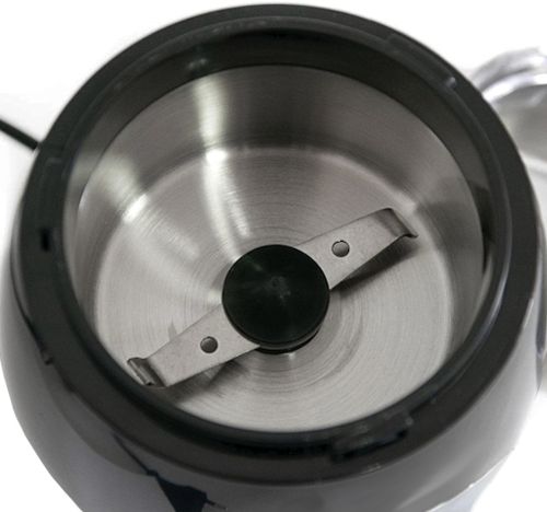 Електрична кавомолка Domotec MS-1107 150W роторний подрібнювач кавових зерен, горіхів і спецій, Ручна кухонна млин для кави MS1107 сіра