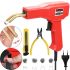 Електричний паяльник степлер Plastic Welding Gun H50 для пластику зі скобами різних видів, пістолет для пайки пластмаси і бамперів від мережі 220V