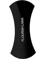 Автомобільний силіконовий тримач липучка підставка для телефону Flourish Lama Black 2в1, автотримач килимок на приладову панель машини чорний