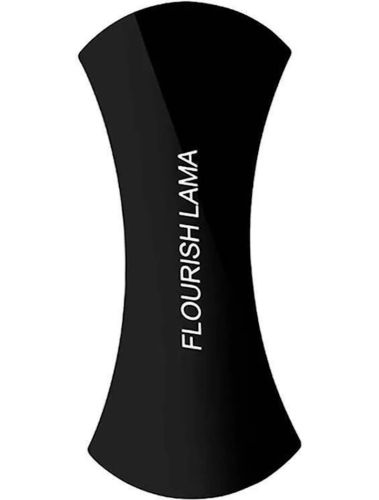 Автомобільний силіконовий тримач липучка підставка для телефону Flourish Lama Black 2в1, автотримач килимок на приладову панель машини чорний
