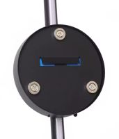 Настінний акумуляторний LED світильник бра Svet SY - 16003 60 см з пультом ДУ, лінійний перезаряджається нічник на стіну Strip light ha-125 11W Чорний