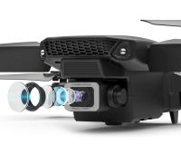 Складаний радіокерований квадрокоптер Foldable S-89 Pro Black FPV з 4K HD камерою, Чорний літаючий коптер на пульті управління s89