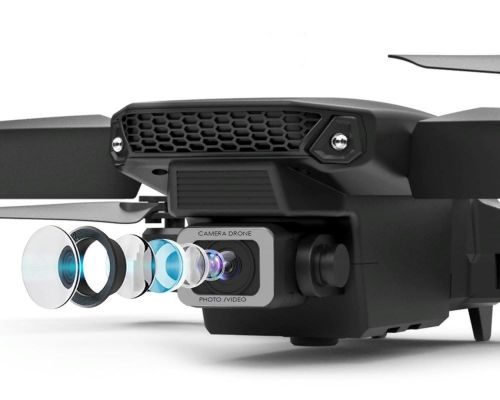 Складаний радіокерований квадрокоптер Foldable S-89 Pro Black FPV з 4K HD камерою, Чорний літаючий коптер на пульті управління s89