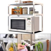 Полиця стелаж для мікрохвильовки Multifunctional storage rack NJ-452 настільний кухонний органайзер для мікрохвильової СВЧ-печі, Полиця-органайзер