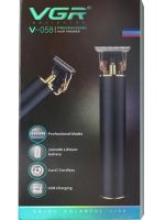 Машинка триммер для стрижки окантовки волос и бороды VGR V-058 профессиональная аккумуляторная мужская окантовочная машинка со сменными насадками USB