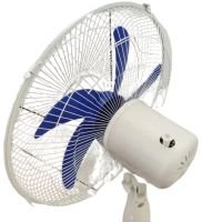 Підлоговий вентилятор Wimpex WX-1612 40 см stand fan 16" 100W з регулюванням висоти, Безшумний вентилятор Вімпекс 100Вт на підлогу 3 швидкості Білий