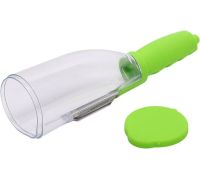 Ручна овощечистка Peeler з контейнером для очисток, вертикальний кухонний ніж для чищення і видалення шкірки з овочів і фруктів для кухні 20х5. 5 см