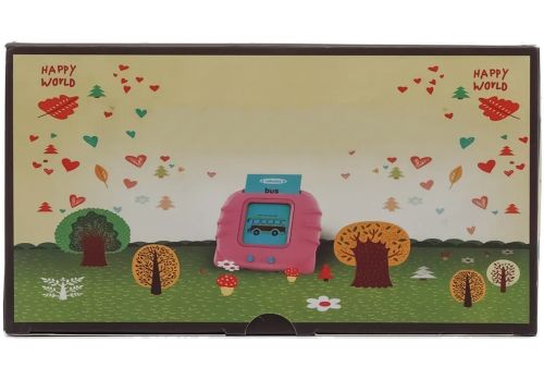 Електронна розвиваюча гра за картками Happy World говорять навчальні картки Монтессорі для вивчення англійської мови 112 карток 224 слова