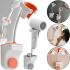 Настінний тримач для фена і душа Hair Dryer Holder Hands Free підвісне обертові кріплення органайзер з підставкою для ванних приладдя
