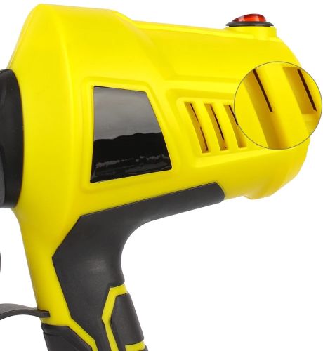 Електричний фарборозпилювач фарби Electric Paint Sprayer 500W ручний прилад пульверизатор, розпилювач 800 мл краскопульт 3 ступеня розпилення