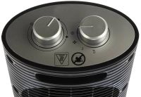Електричний настільний тепловентилятор Domotec Heater MS - 5905 підлоговий обігрівач з вентиляцією для будинку на 15 кв. м 1500W дуйка на 3 режими 