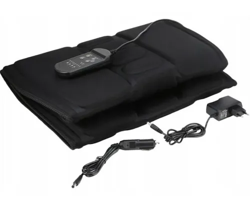 Массажная накидка на кресло Massage Cushion Inspire 083MC с подогревом в автомобиле Вибрационный массажер LY-54 для сидения от сети и прикуривателя