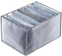 Набір органайзерів для зберігання речей Box Closet Organize 3 штуки, комплект для організації одягу в шафі відсіки для сортування на 7 клітинок