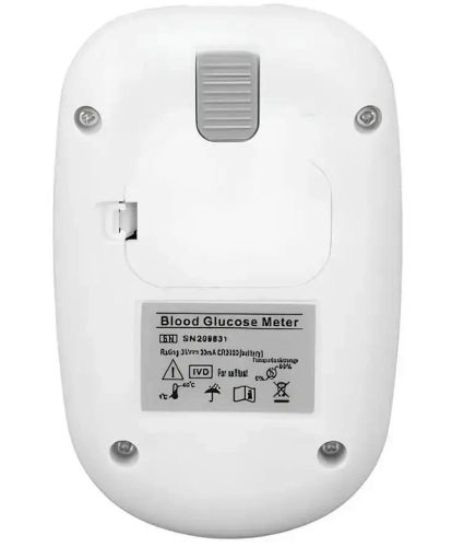 Глюкометр з тест смужками Blood Glucose Meter JD-92 BGM503 апарат для вимірювання цукру в крові тестер рівня глюкози для діабетиків на батарейках