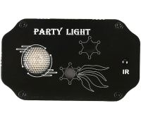Лазерний проектор для приміщення Laser Mini Party Light EMS 083 світлодіодний стробоскоп 48 LED візерунків RGB прожектор, диско лазер з пультом ДУ 9W