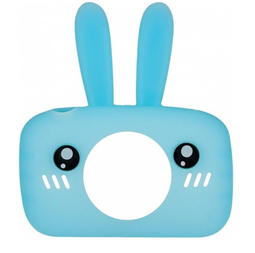 Дитячий акумуляторний фотоапарат DVR Baby Camera XL - 500R зайчик, Дитяча цифрова камера 7688 600mAh, цифровий фотоапарат для дітей Блакитний