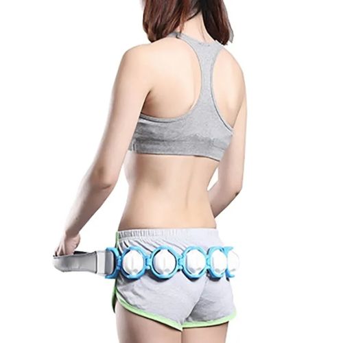 Роликовый массажер для шеи и спины Multi functional HX-8866 massager Ленточный массажер-лента massger thread Body Massage Roller Rope