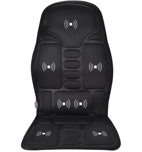 Массажная накидка на кресло Massage Cushion Inspire 083MC с подогревом в автомобиле Вибрационный массажер LY-54 для сидения от сети и прикуривателя