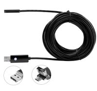 USB камера ендоскоп Android and PC Endoscope 7mm, гнучка камера ендоскопа 2.2 метра 7 мм з підсвічуванням, ендоскоп-камера для смартфона, ноутбука